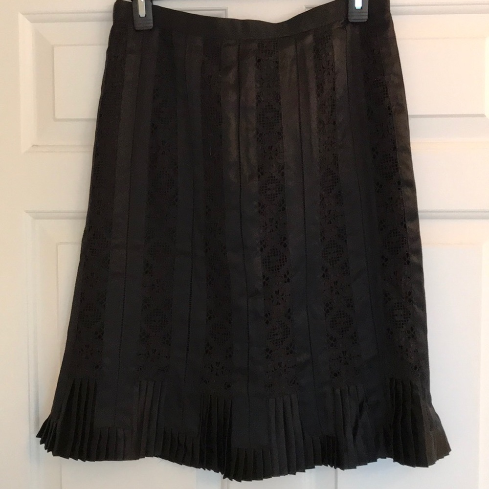 Dolce & Gabbana satin and lace skirt